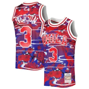 Sofisticato Carino Allen Iverson Philadelphia 76ers 1996/97 Hardwood Classics Lunar New Year Swingman Jersey Red