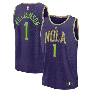 Moderno Zion Williamson New Orleans Pelicans 2024/25 Fast Break Player Jersey City Edition Purple