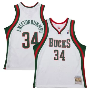 Sofisticato Ottimo Giannis Antetokounmpo Milwaukee Bucks 2013/14 Hardwood Classics Swingman Jersey White