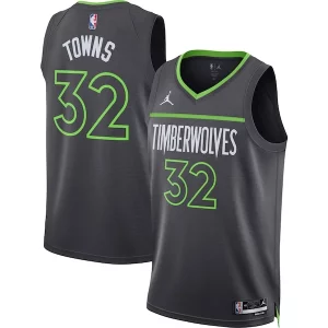 Trendy Bellissimo Raffinato Karl Anthony Towns Minnesota Timberwolves Jordan Brand Unisex Swingman Jersey Statement Edition Charcoal