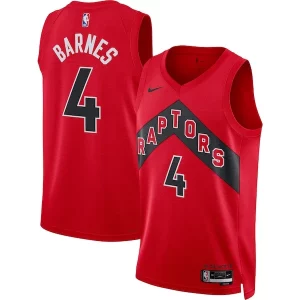 Duraturo Sofisticato Elegante Scottie Barnes Toronto Raptors Nike Unisex Swingman Jersey Icon Edition Red