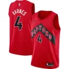 Raffinato Carino Attraente Scottie Barnes Toronto Raptors Nike Youth Swingman Jersey Icon Edition Red/White