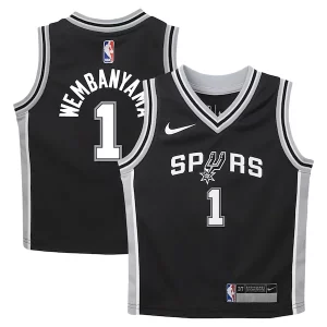 Robusto Trendy Gorgeous Victor Wembanyama San Antonio Spurs Nike Toddler Swingman Player Jersey Icon Edition Black