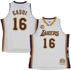 Gorgeous Accattivante Pau Gasol Los Angeles Lakers Unisex Hall of Fame Class of 2023 Throwback Swingman Jersey White