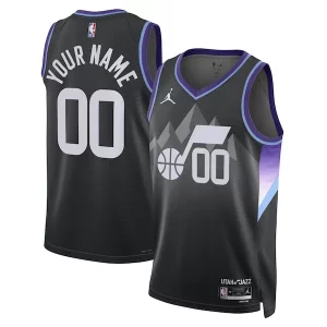 Accattivante Utah Jazz Jordan Brand Unisex 2024/25 Custom Swingman Jersey Statement Edition Black