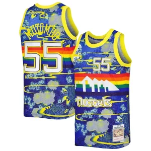 Stupendo Dikembe Mutombo Denver Nuggets Hardwood Classics Lunar New Year Swingman Jersey Blue