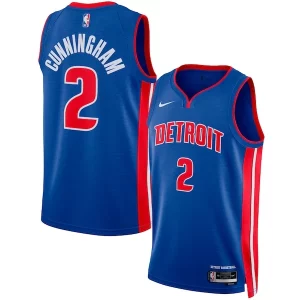 Incantevole Cade Cunningham Detroit Pistons Nike Unisex Swingman Jersey Icon Edition Blue/White