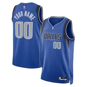 Incantevole Dallas Mavericks Nike 2021/22 Diamond Swingman Custom Jersey Icon Edition Blue