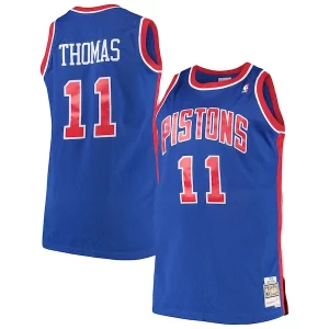 Raffinato Isaiah Thomas Detroit Pistons 1988/89 Big & Tall Hardwood Classics Swingman Jersey Royal
