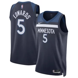 Versatile Comodo Fantastico Anthony Edwards Minnesota Timberwolves Nike Unisex Swingman Jersey Icon Edition Navy