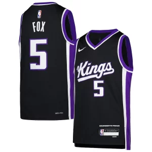 Versatile De'Aaron Fox Sacramento Kings Nike Youth Swingman Jersey Icon Edition Purple