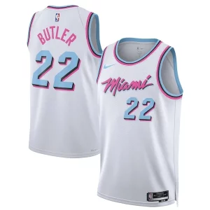 Prestigioso Classico Splendido Jimmy Butler Miami Heat Nike Unisex 2024/25 Swingman Player Jersey City Edition White