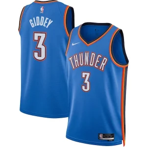 Elegante Gorgeous Josh Giddey Oklahoma City Thunder Nike Unisex Swingman Jersey Icon Edition Blue
