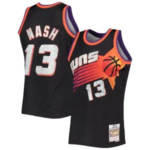 Carino Lussuoso Delizioso Steve Nash Phoenix Suns 1996/97 Hardwood Classics NBA 75th Anniversary Diamond Swingman Jersey Black