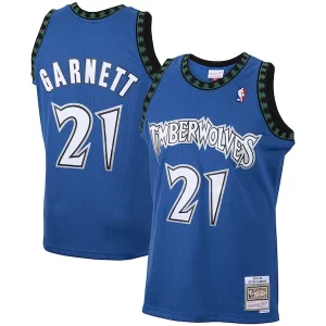 Versatile Elegante Kevin Garnett Minnesota Timberwolves 2001/02 Hardwood Classics Swingman Jersey Blue