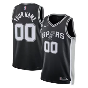 Gorgeous Splendido San Antonio Spurs Nike Unisex Swingman Custom Jersey Black Icon Edition