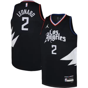 Comodo Robusto Kawhi Leonard LA Clippers Jordan Brand Youth Swingman Jersey Statement Edition Black