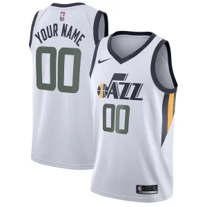 Raffinato Splendido Utah Jazz Nike Swingman Custom Jersey Association Edition White