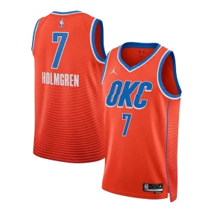 Sofisticato Fantastico Pratico Chet Holmgren Oklahoma City Thunder Jordan Brand Unisex Swingman Jersey Statement Edition Orange