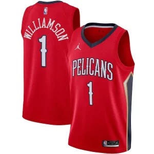 Incantevole Bellissimo Zion Williamson New Orleans Pelicans Jordan Brand 2020/21 Swingman Jersey Statement Edition Red