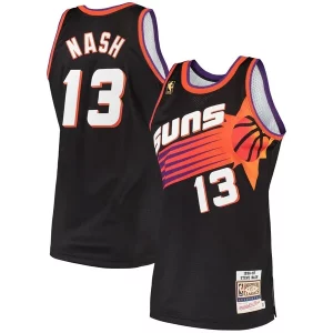 Duraturo Trendy Steve Nash Phoenix Suns 1996/97 Hardwood Classics Authentic Jersey Black