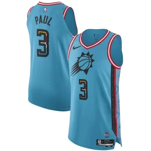 Incantevole Chris Paul Phoenix Suns Nike 2022/23 Authentic Jersey City Edition Turquoise