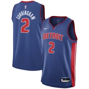 Fascinante Splendido Lussuoso Cade Cunningham Detroit Pistons Nike Youth Swingman Jersey Icon Edition Blue