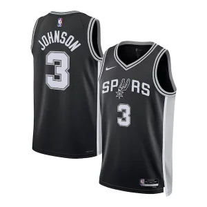 Resistente Elegante Keldon Johnson San Antonio Spurs Nike Unisex Swingman Jersey Icon Edition Black/White