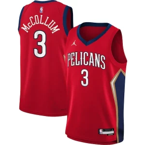 Cool Moderno Pratico C.J. McCollum New Orleans Pelicans Jordan Brand Youth Swingman Jersey Statement Edition Red