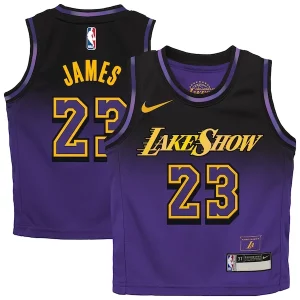 Magnifico Delizioso Resistente LeBron James Los Angeles Lakers Nike Toddler 2024/25 Swingman Player Jersey City Edition Purple