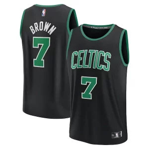 Attraente Trendy Jaylen Brown Boston Celtics Youth Fast Break Replica Player Jersey Statement Edition Black