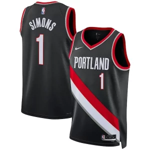 Accattivante Robusto Attraente Anfernee Simons Portland Trail Blazers Nike Unisex Swingman Jersey Icon Edition Black