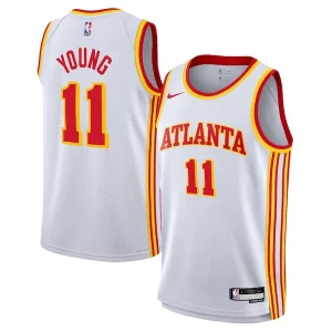 Cool Fantastico Trae Young Atlanta Hawks Nike Youth Swingman Jersey Association Edition White