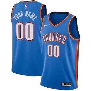 Magnifico Elegante Stupendo Oklahoma City Thunder Nike Custom Swingman Jersey Icon Edition Blue