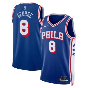 Gorgeous Duraturo Resistente Paul George Philadelphia 76ers Nike Unisex 2024 Offseason Addition Nike Swingman Jersey Royal