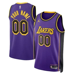 Classico Los Angeles Lakers Jordan Brand Unisex 2022/23 Swingman Custom Jersey Statement Edition Purple