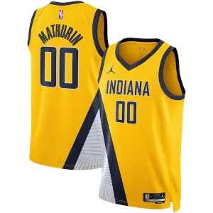 Stupendo Robusto Meraviglioso Bennedict Mathurin Indiana Pacers Jordan Brand Unisex Swingman Jersey Statement Edition Gold