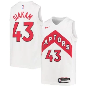 Ottimo Prestigioso Raffinato Pascal Siakam Toronto Raptors Nike Youth Swingman Jersey Association Edition White/Red