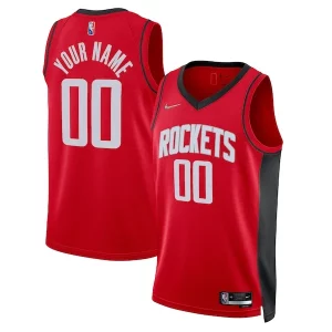Sofisticato Moderno Houston Rockets Nike 2021/22 Diamond Swingman Custom Jersey Icon Edition Red