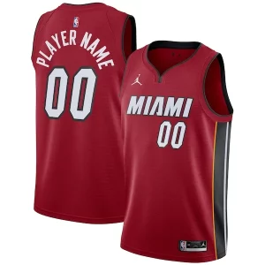 Stupendo Attraente Miami Heat Jordan Brand Swingman Custom Jersey Statement Edition Red
