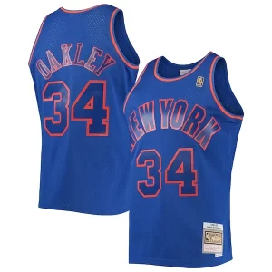 Moderno Cool Delizioso Charles Oakley New York Knicks 1996/97 Hardwood Classics Swingman Jersey Blue
