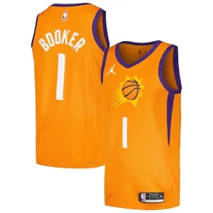 Trendy Classico Robusto Devin Booker Phoenix Suns Jordan Brand Swingman Player Jersey Statement Edition Orange