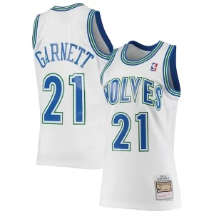 Fascinante Kevin Garnett Minnesota Timberwolves 1995/96 Hardwood Classics Swingman Jersey White