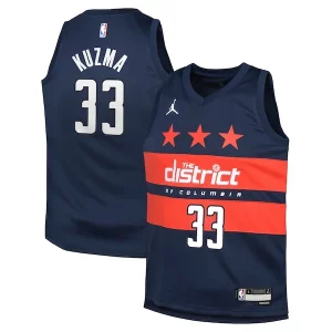 Pratico Prestigioso Kyle Kuzma Washington Wizards Jordan Brand Youth Swingman Jersey Statement Edition Navy