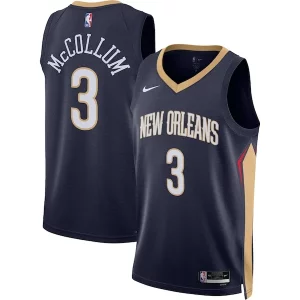 Ottimo C.J. McCollum New Orleans Pelicans Nike Unisex Swingman Jersey Icon Edition Navy