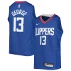 Duraturo Stupendo Robusto Paul George LA Clippers Nike Youth 2021/22 Diamond Swingman Jersey Icon Edition Royal