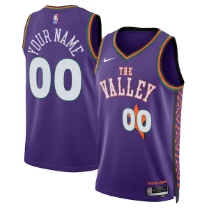 Lussuoso Classico Phoenix Suns Nike Unisex 2024/25 Custom Swingman Jersey City Edition Purple