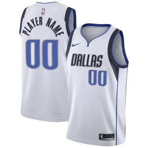 Elegante Cool Dallas Mavericks Nike 2020/21 Swingman Custom Jersey Association Edition White