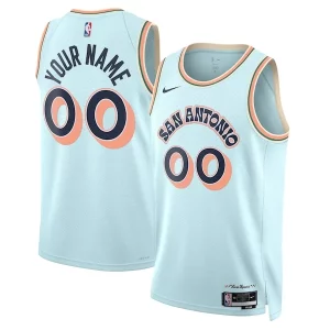 Raffinato Bellissimo San Antonio Spurs Nike Unisex 2024/25 Custom Swingman Jersey City Edition Light Blue