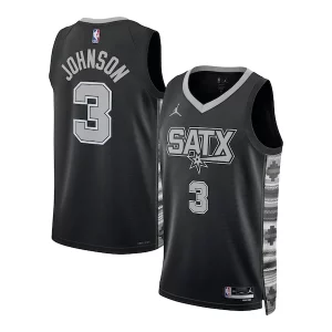 Versatile Fascinante Robusto Keldon Johnson San Antonio Spurs Jordan Brand Unisex Swingman Jersey Statement Edition Black